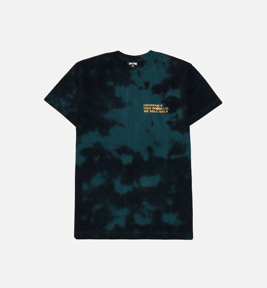 Cold Goods Short Sleeve Tee Mens T Shirt Black Green