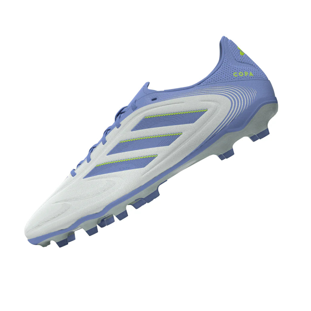 adidas Copa Pure 3 League Firm Multi Ground Soccer Cleats Halo Blue Blue Fusion Lucid Lemon