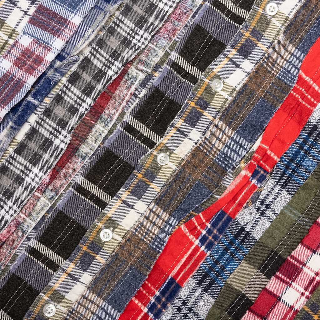 Ribbon Flannel Shirt Assorted