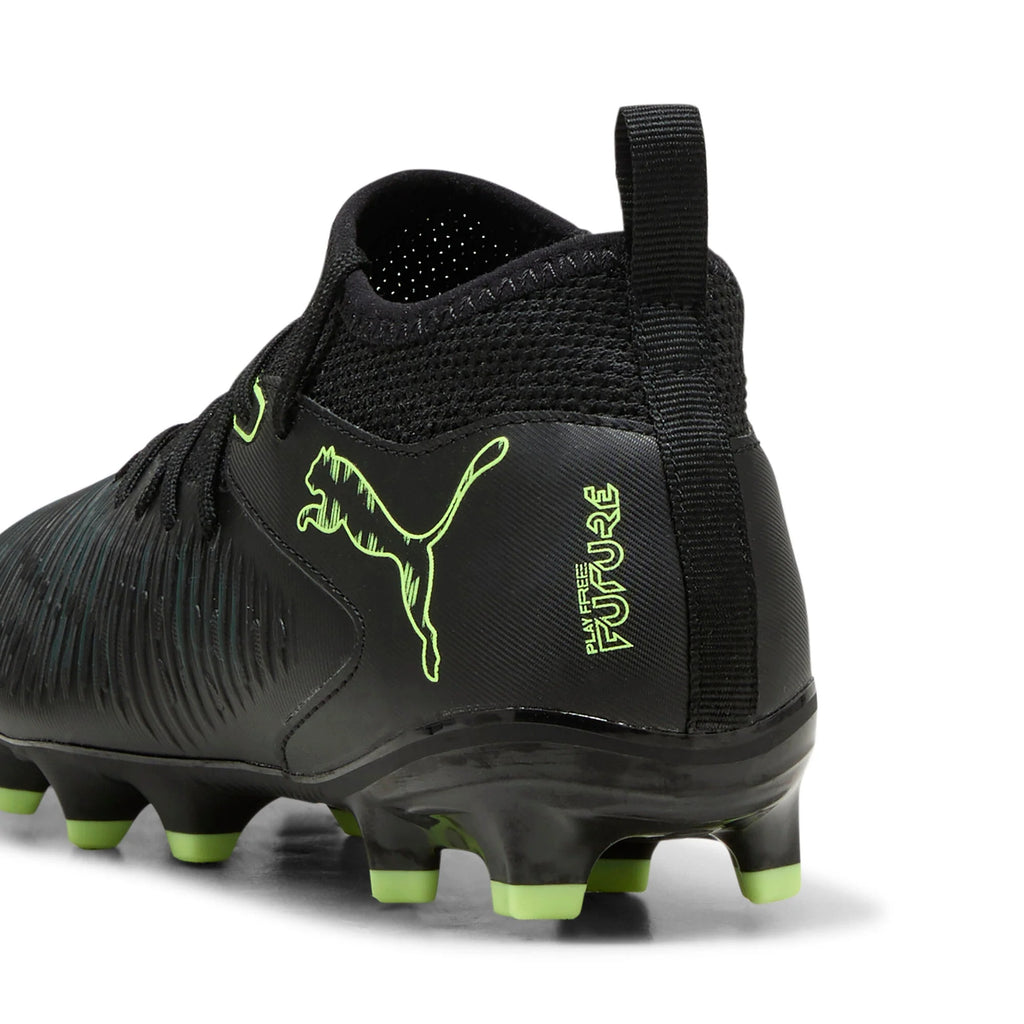 PUMA Future 8 Match FG AG Firm Multi Ground Kids Soccer Cleats Black