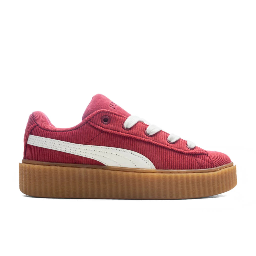 Puma x Fenty Creeper Phatty Corduroy GS Club Red Warm White Gum