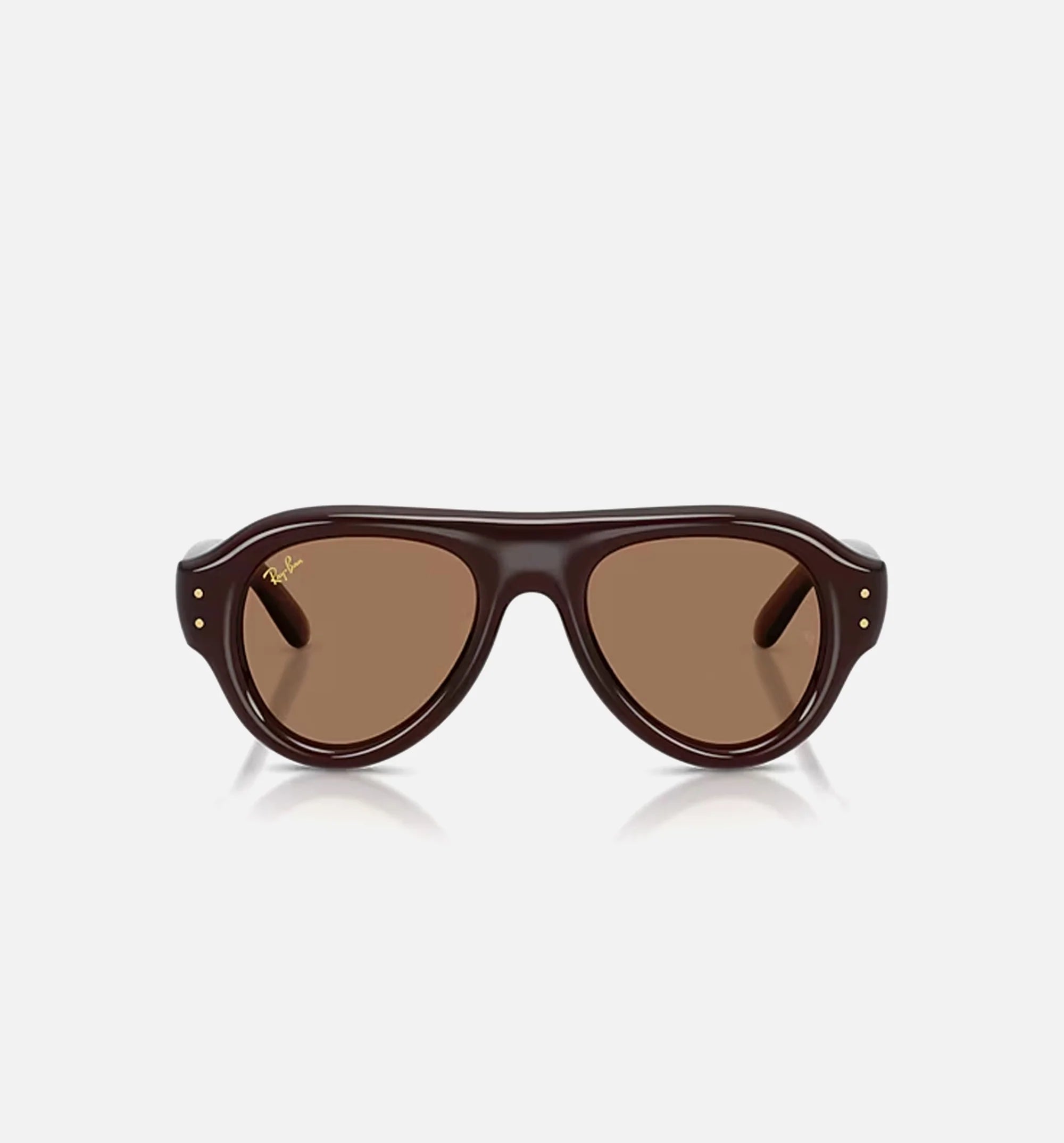 AAP Rocky x Aviator Puffer Mens Sunglasses Dark Brown