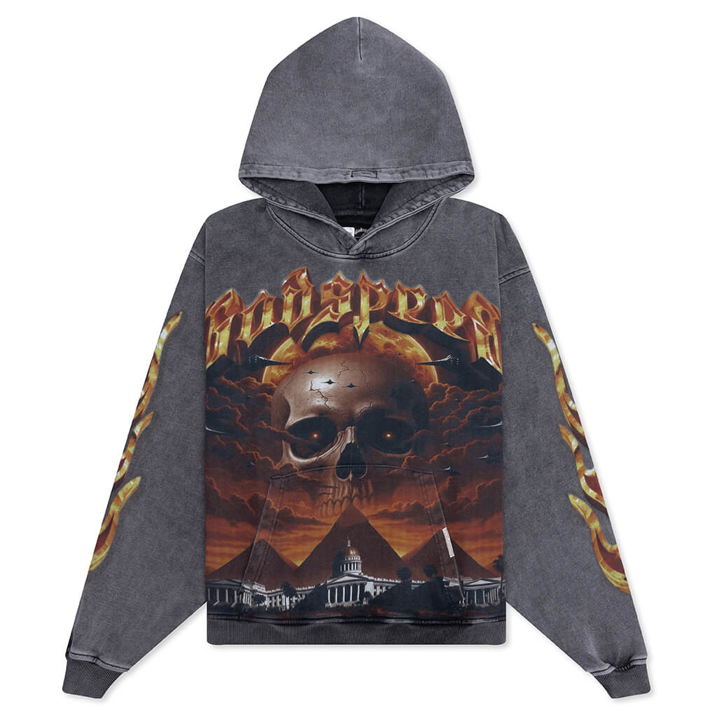 Echoes of Empires Hoodie Grey Wash