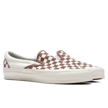 Premium Slip On 98 Checkerboard Coffee