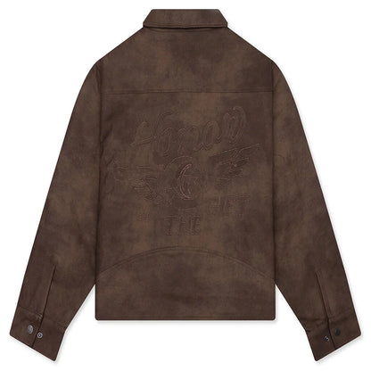 Aged Jacket Brown