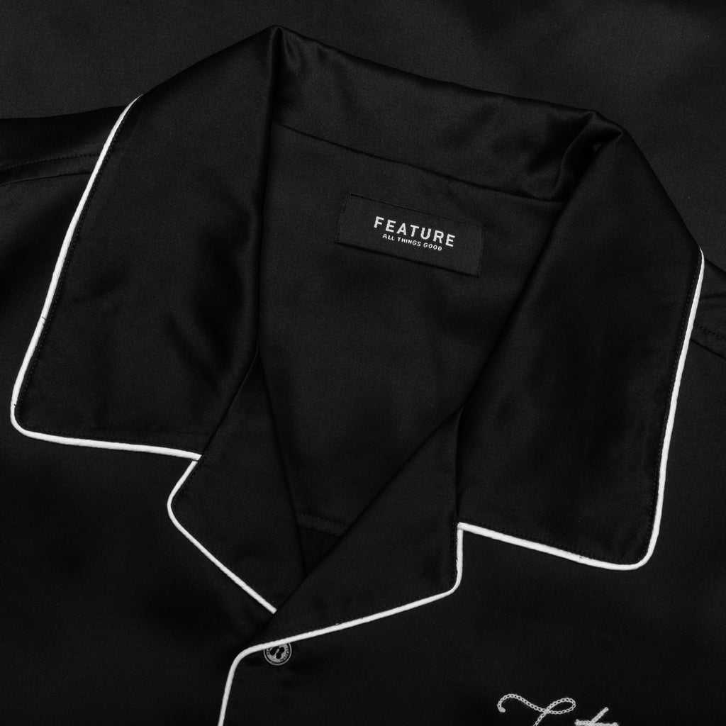 Baptiste Silk Shirt Black