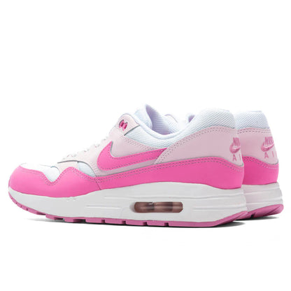 Air Max 1 GS White Playful Pink Pink Foam