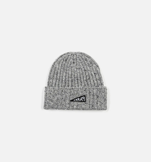 Reversed Flag Beanie Mens Hat Grey