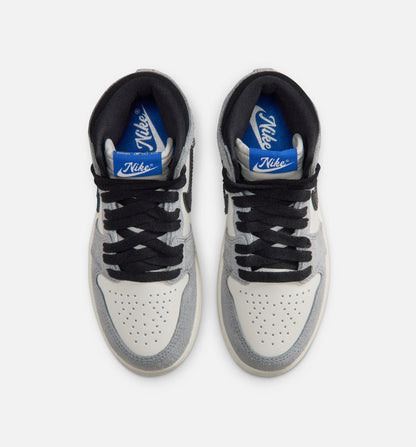 Air Jordan 1 Retro High OG Cool Grey Preschool Lifestyle Shoe Cool Grey Black Sail Game Royal