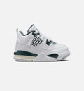 Air Jordan 4 Retro Oxidized Green Infant Toddler Lifestyle Shoe White Oxidized Green White Neutral Grey Free Shipping