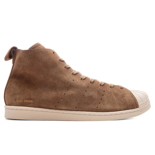 Adidas Originals x Wales Bonner Superstar Hi Supplier Colour Core White Night Brown