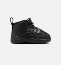 Air Jordan 12 Retro Bloodline Infant Toddler Lifestyle Shoe Black Varsity Red Free Shipping