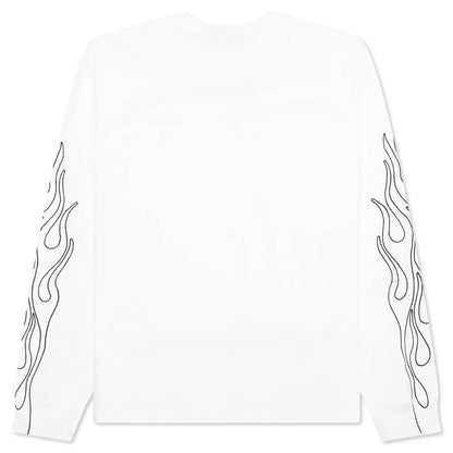 Fiery Heavyweight Longsleeve White