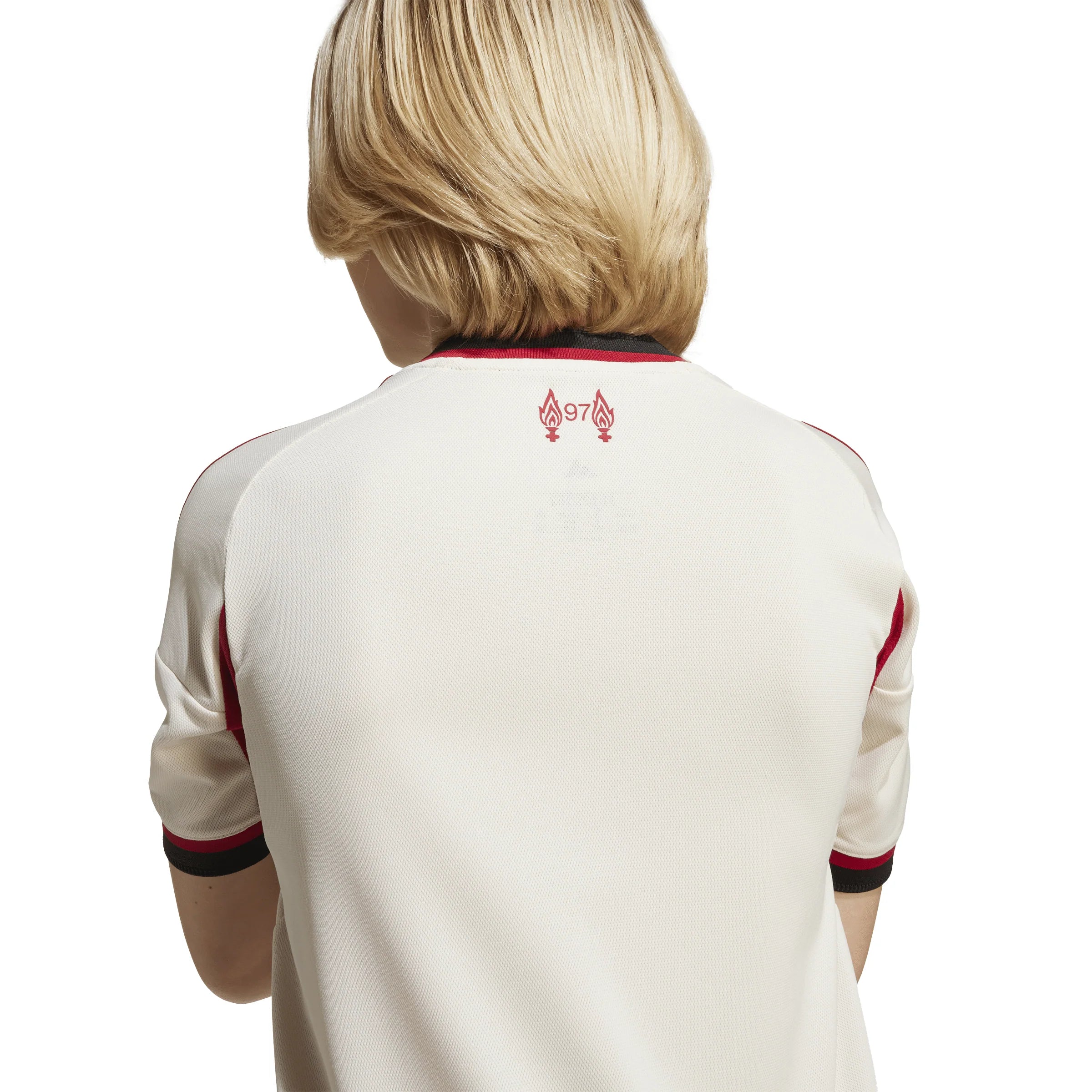 adidas Liverpool FC Away Youth Soccer Jersey 25 26 White