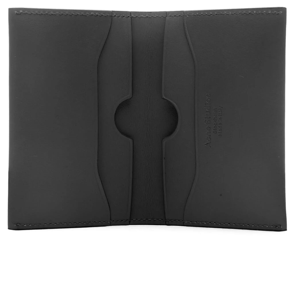 Folded Card Holder Black