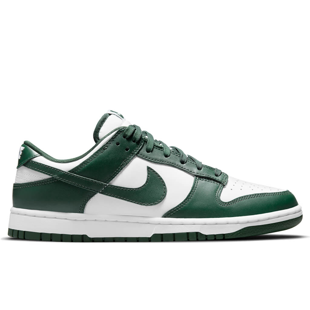 Dunk Low Michigan State White Team Green