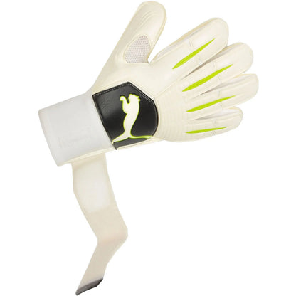 PUMA PowerCat 21 Grip RC Goalkeeper Gloves White Lime