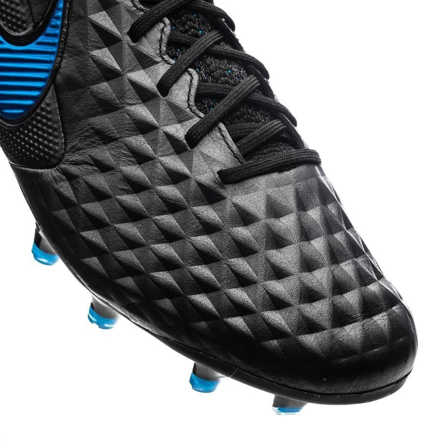 Nike Legend 8 Elite FG Firm Ground Soccer Cleats Black Blue Hero