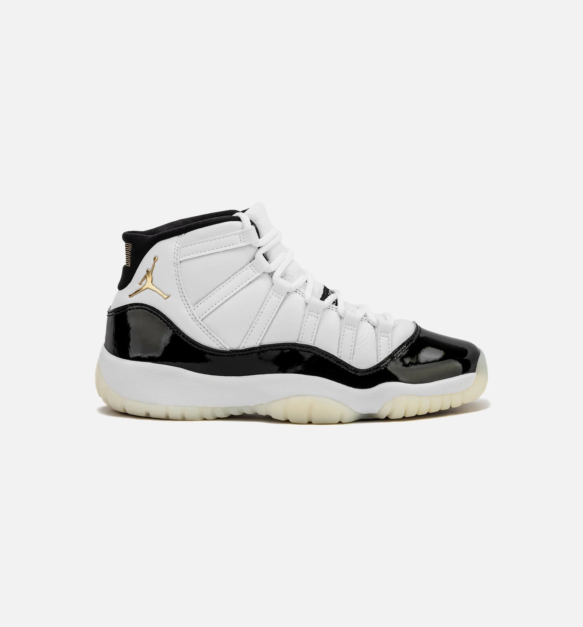 Air Jordan 11 Retro Gratitude Grade School Lifestyle Shoe White Black Metallic Gold