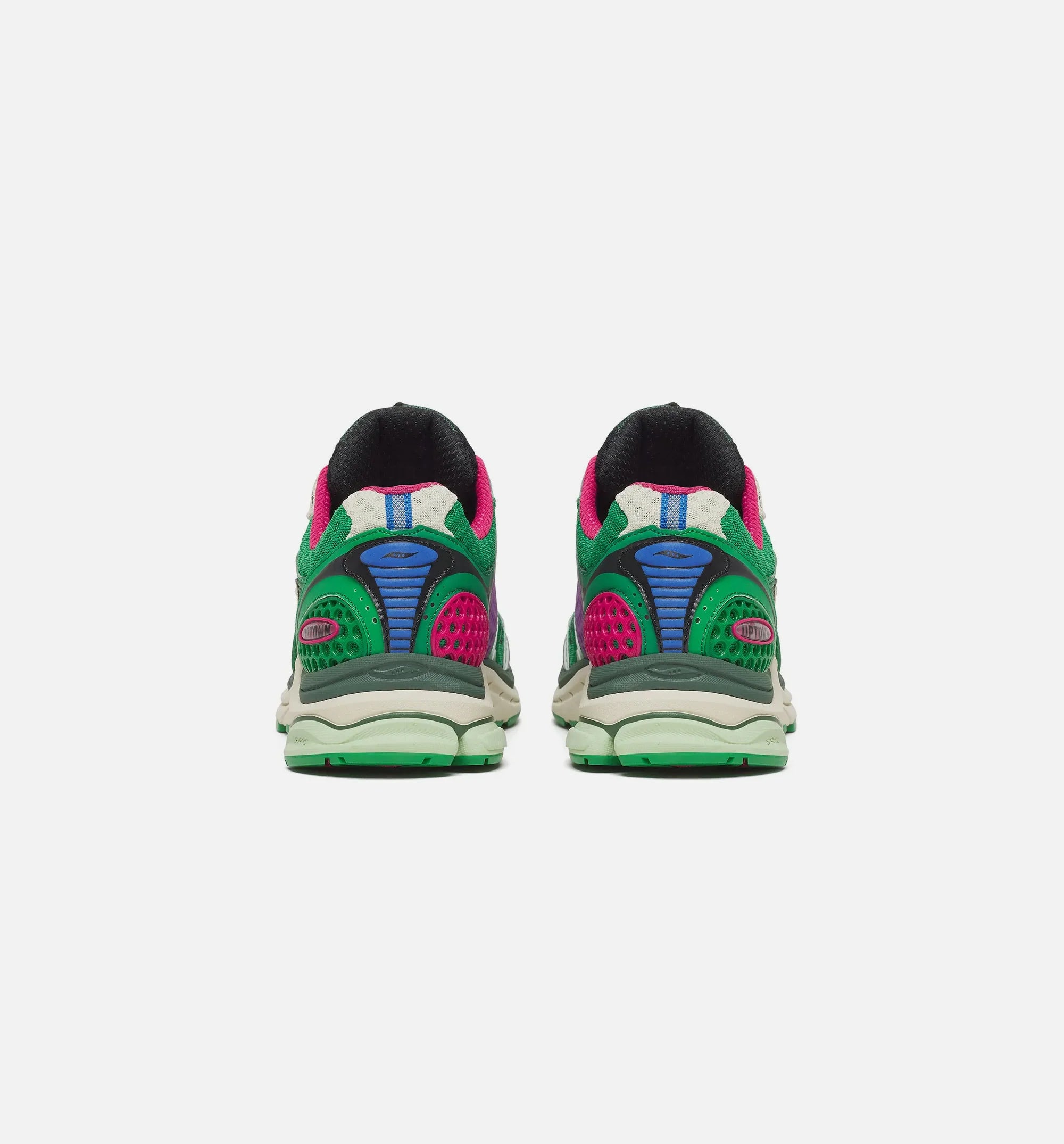 Jaetips x Saucony Progrid Triumph 4 Sugar Maple Mens Lifestyle Shoes Green Pink Multi Color