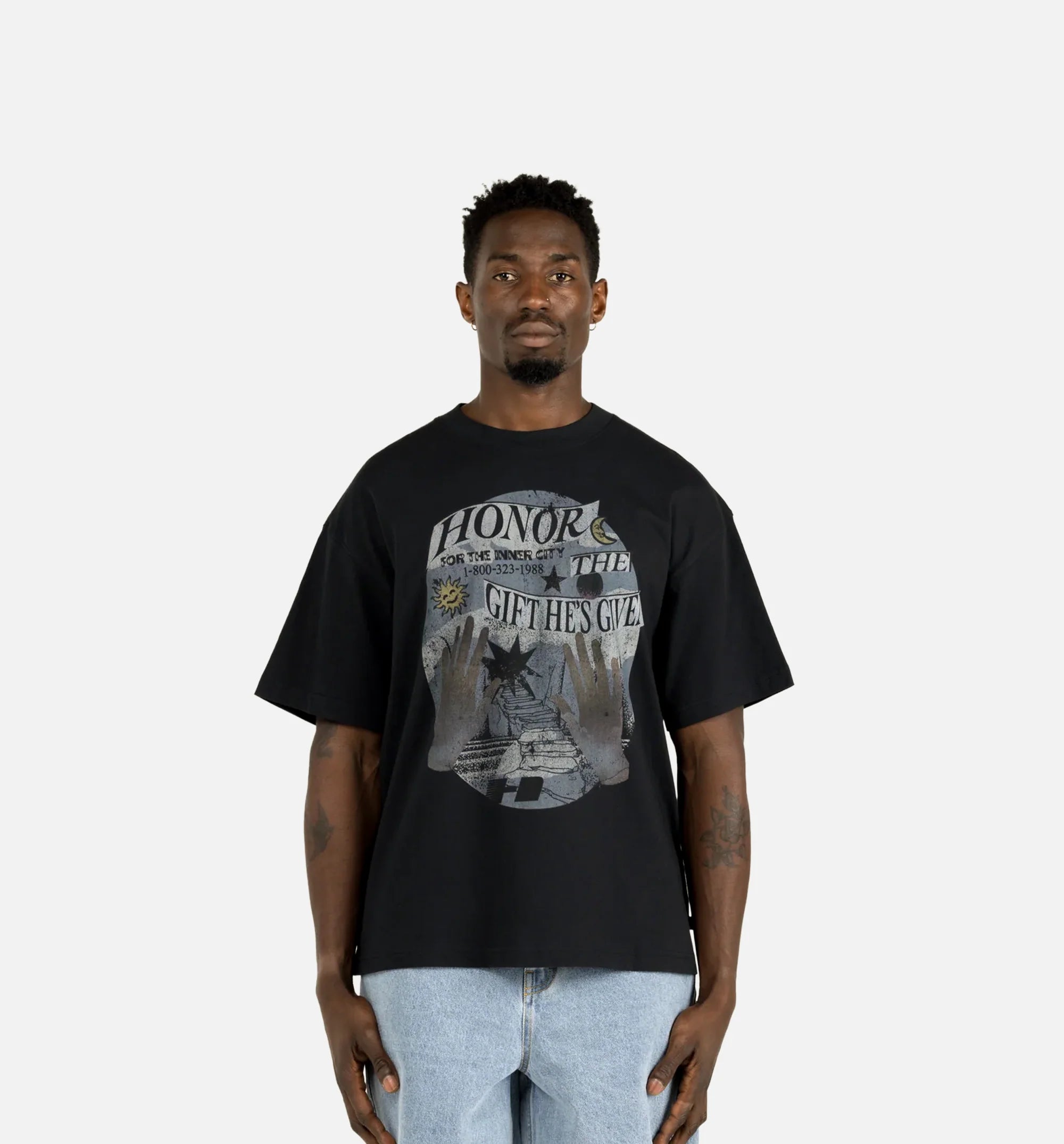 Gift Hes Given Short Sleeve Shirt Black