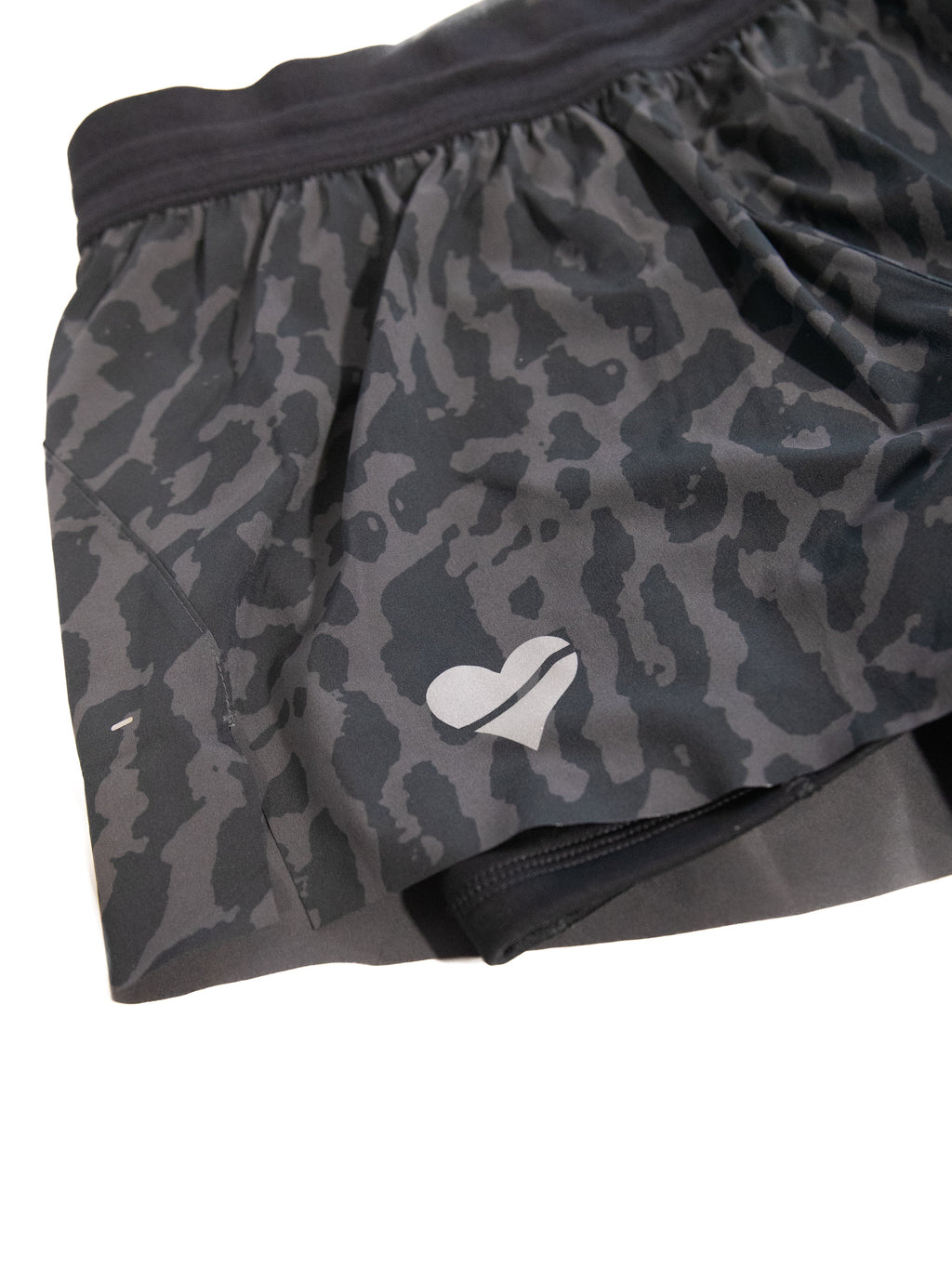 Nike Womens Swift Dri FIT Mid Rise 2 in 1 Printed Running Shorts