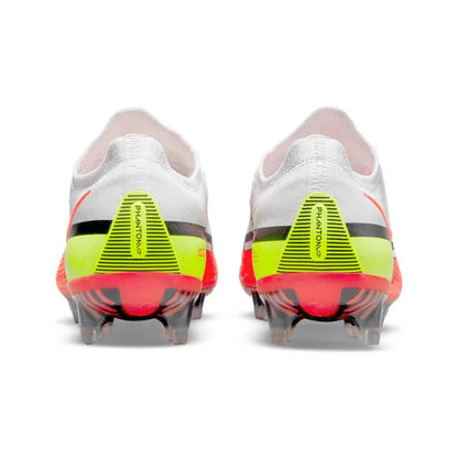 Nike Phantom GT2 Elite FG Firm Ground Soccer Cleats White Bright Crimson Volt