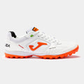 Joma Top Flex 2302 TF Turf Mens Soccer Cleats White Orange