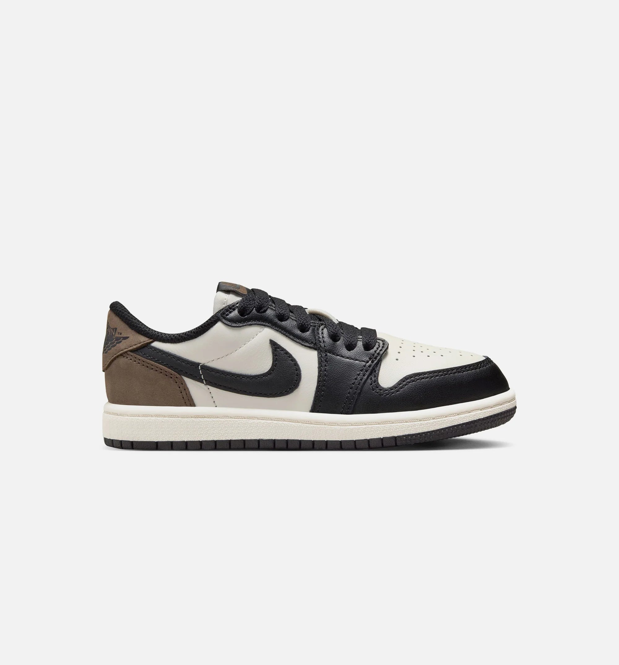 Air Jordan 1 Retro Low Mocha Preschool Lifestyle Shoe Sail Dark Mocha Black