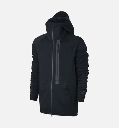 Tech Fleece Full Zip Mens Jacket Black