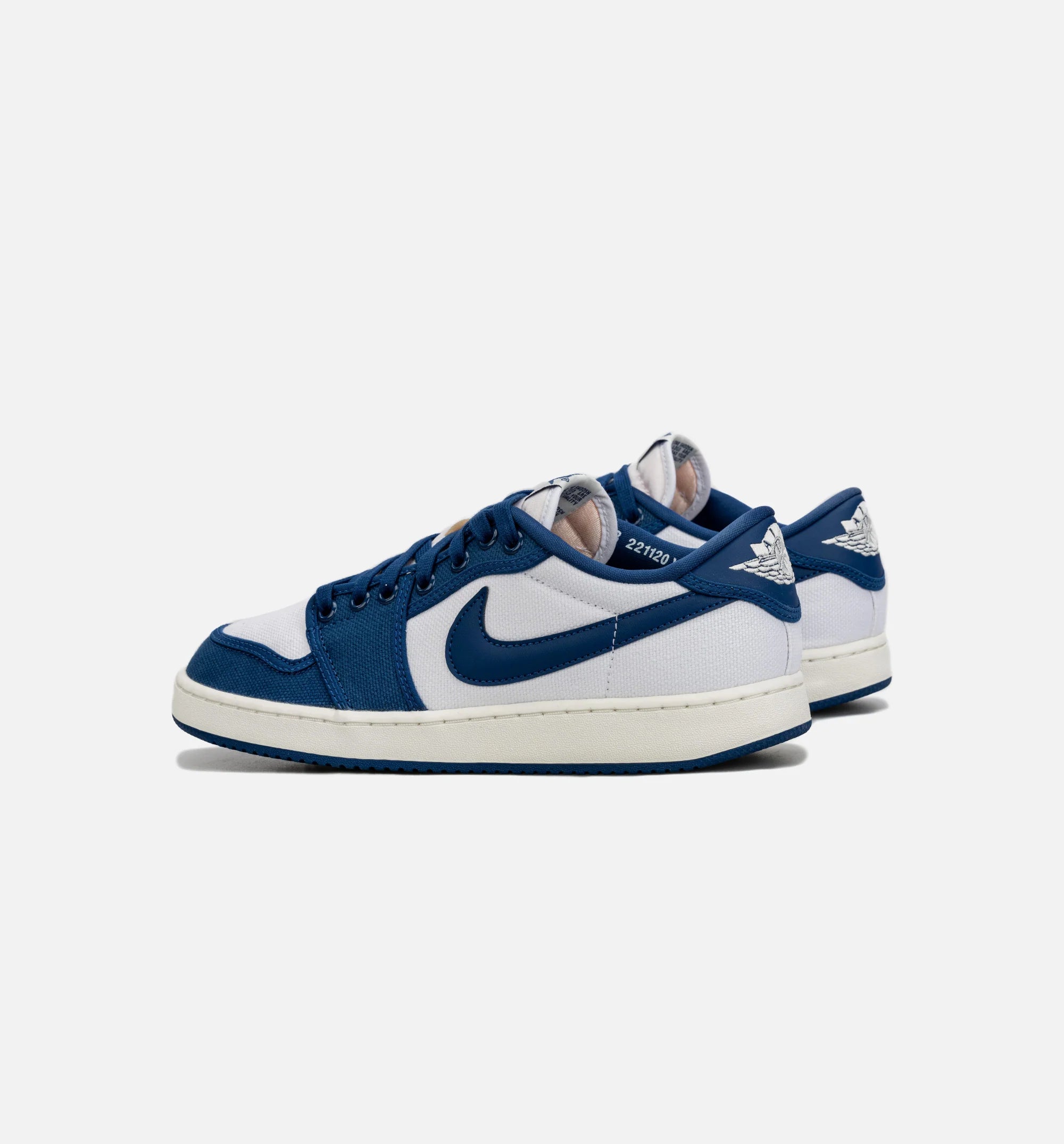 Air Jordan 1 KO Low Dark Royal Blue Mens Lifestyle Shoe White Blue