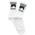Striped Moonlight Sock White Navy Green