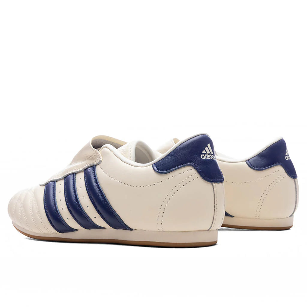 Womens Taekwondo Cream White Victory Blue Gum