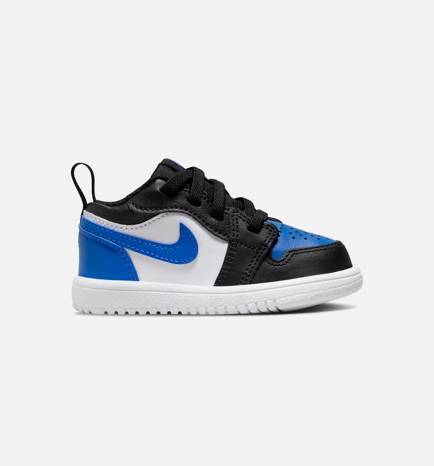 Air Jordan 1 Low Alt Royal Toe Infant Toddler Lifestyle Shoe Black White Royal Blue