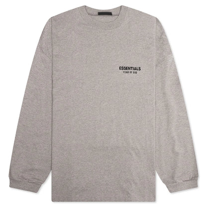 Jersey Long Sleeve T Shirt Heather Gray