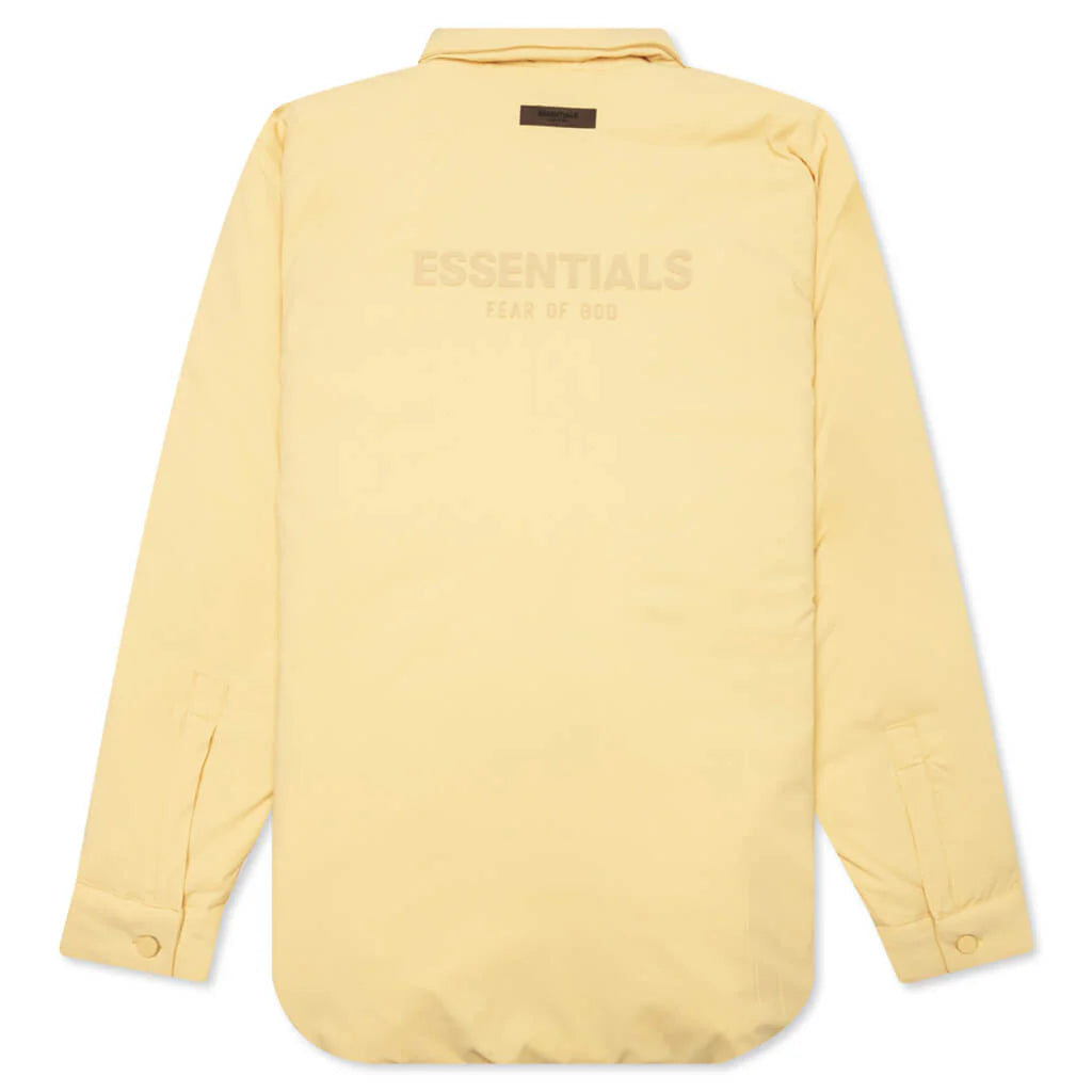 Nylon Filled Shirt Jacket Light Tuscan