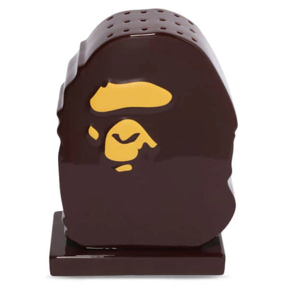 Ape Head Incense Holder Brown