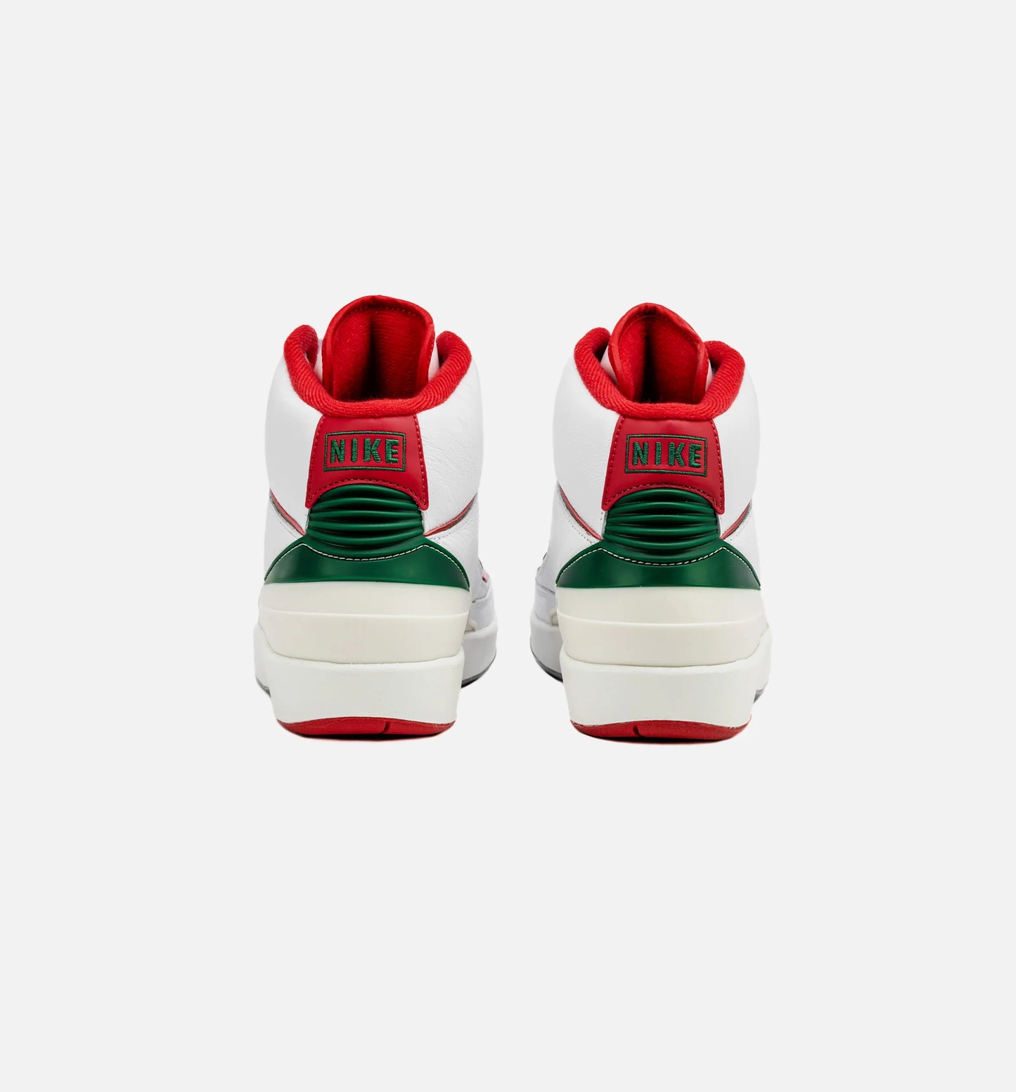 Air Jordan 2 Retro Italy Mens Lifestyle Shoe White Fire Red