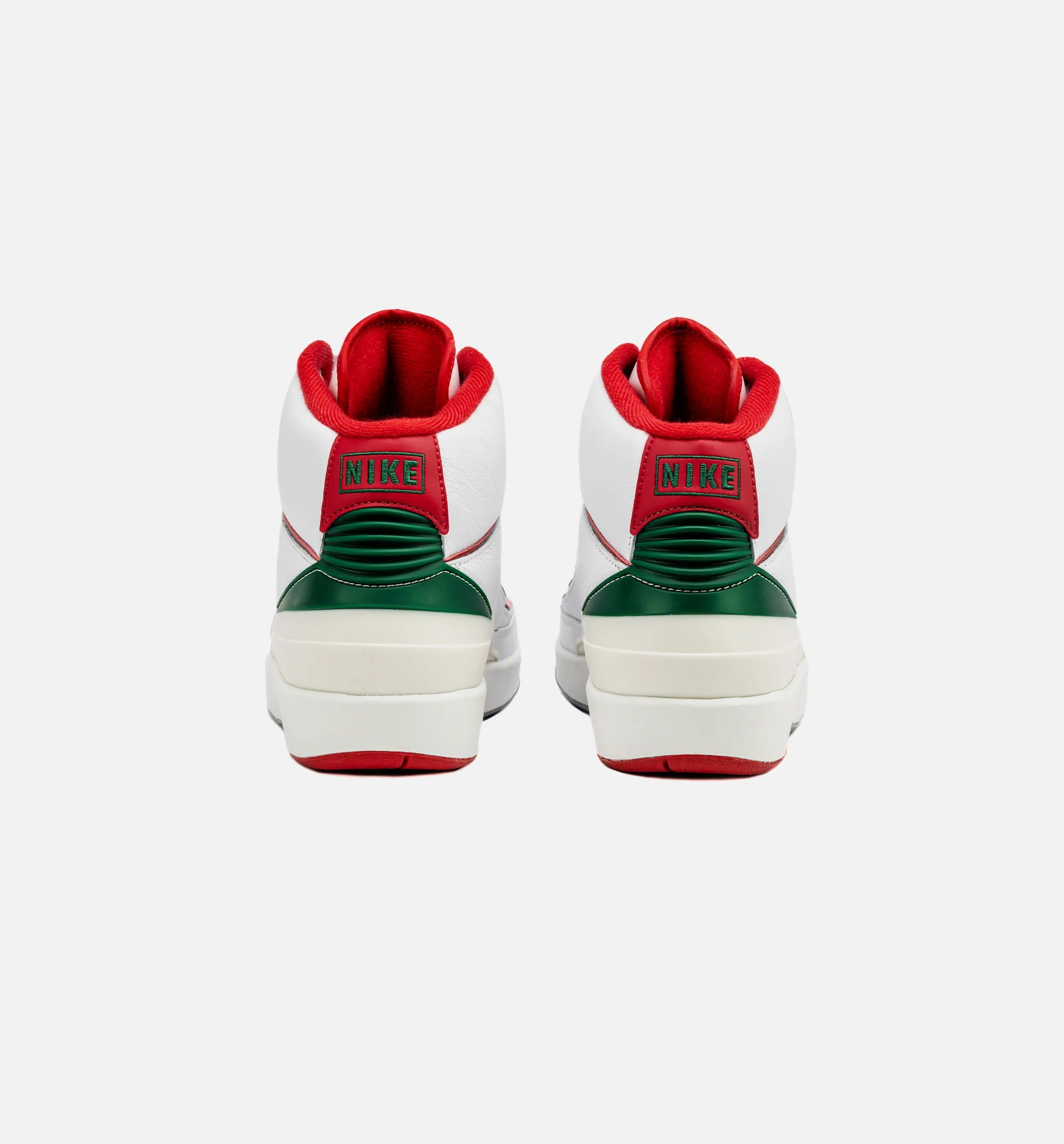 Air Jordan 2 Retro Italy Mens Lifestyle Shoe White Fire Red