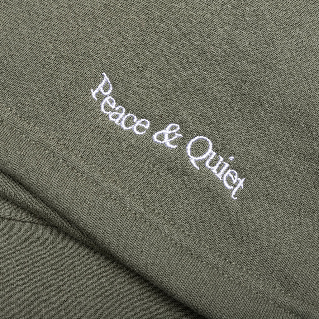 Wordmark Sweatshorts Olive