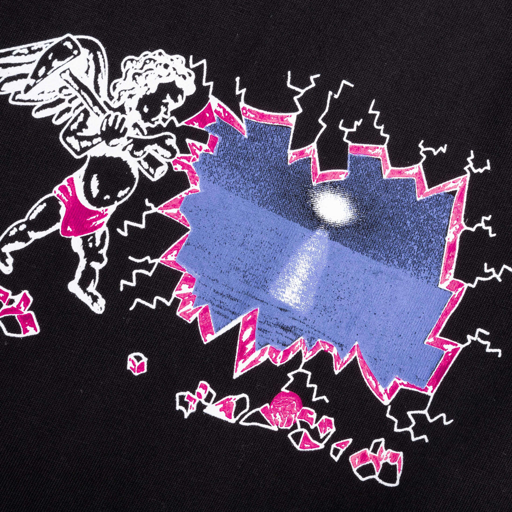 Test Print Tee Black
