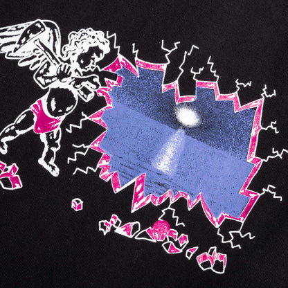 Test Print Tee Black