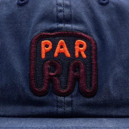 Fast Food Logo 6 Panel Hat Navy Blue