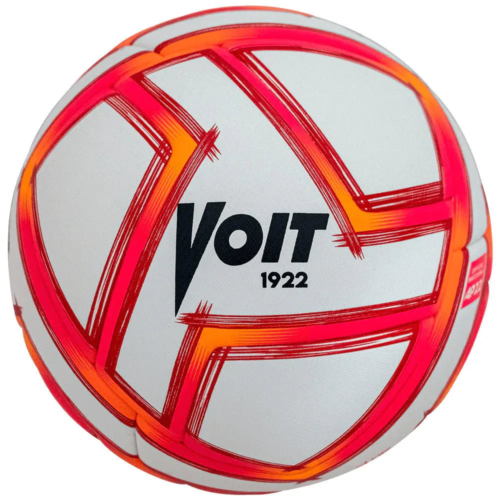 Voit Quality Pro Official Match Soccer Ball Liga MX Apertura 22 White Hi Vis Orange