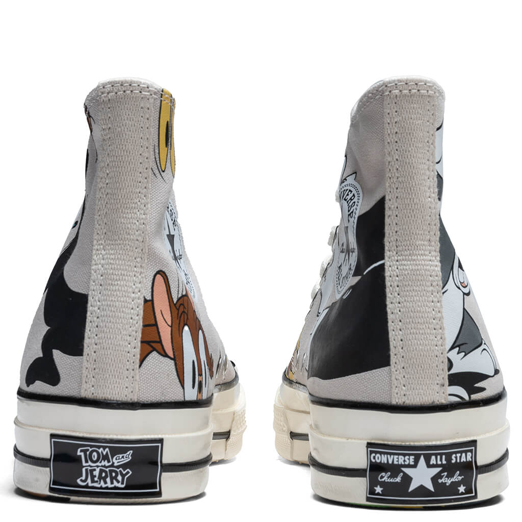 Converse x Tom and Jerry Chuck 70 Hi Grey Egret