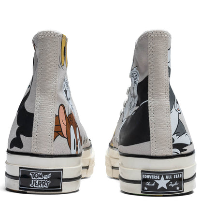 Converse x Tom and Jerry Chuck 70 Hi Grey Egret