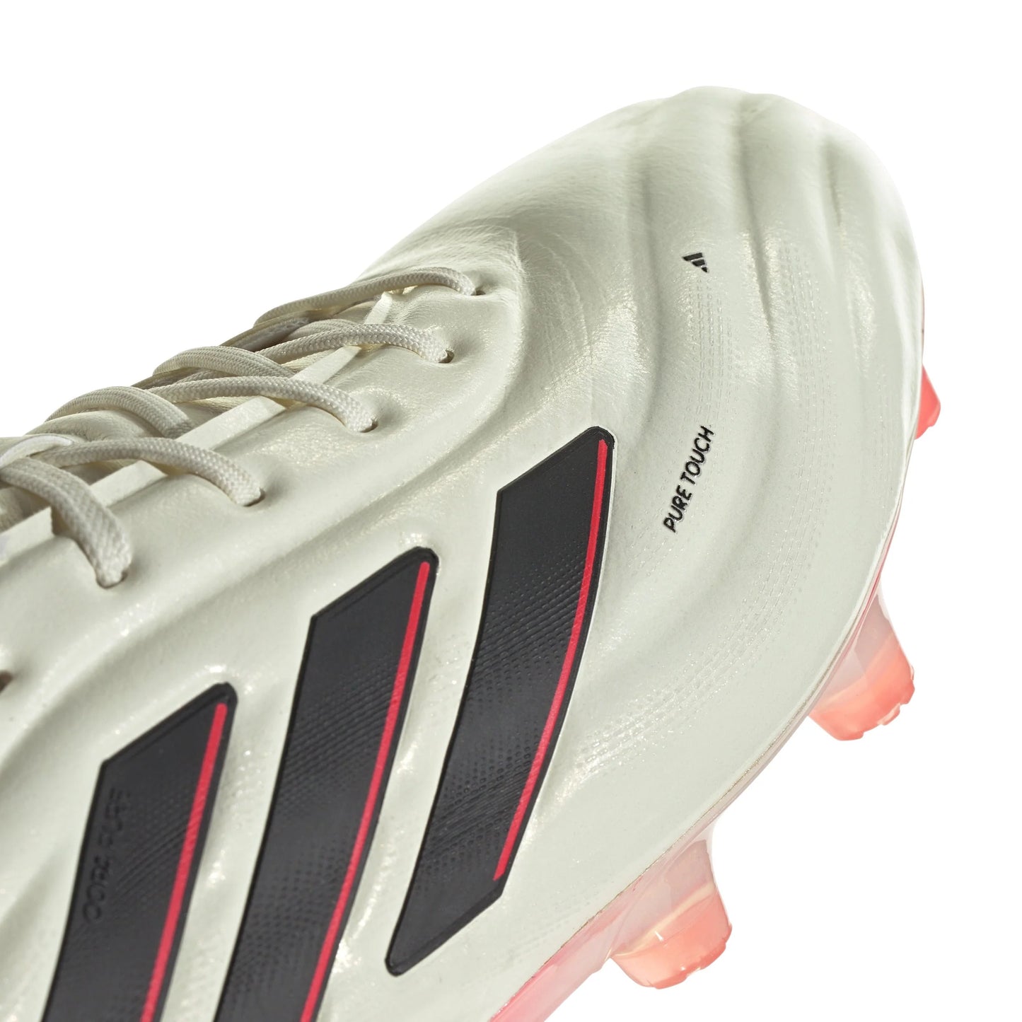 adidas Copa Pure 2 Elite FG Firm Ground Soccer Cleats Ivory Black Solar Red