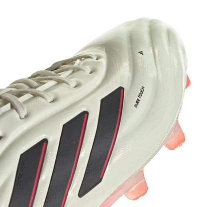 adidas Copa Pure 2 Elite FG Firm Ground Soccer Cleats Ivory Black Solar Red