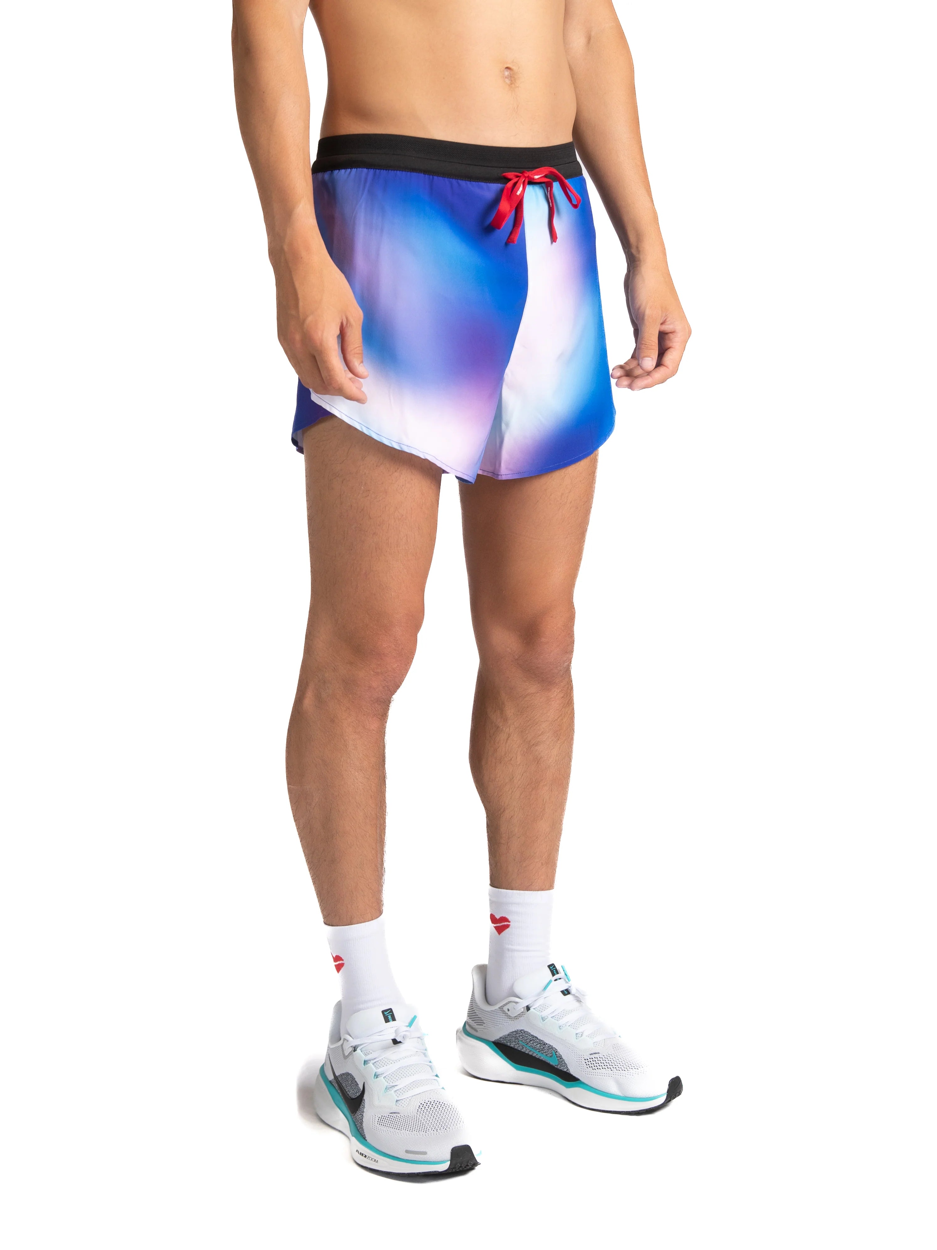 Heartbreak Mens Bear Cage 2 Aurora Split Shorts