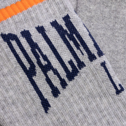 College Socks Melange Grey Petrol
